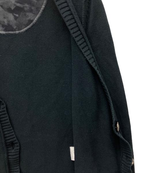 BURBERRY BLUE LABEL（バーバリー ブルー レーベル）BURBERRY BLUE LABEL (バーバリー ブルー レーベル) 厚手カーディガン ブラック サイズ:38の古着・服飾アイテム