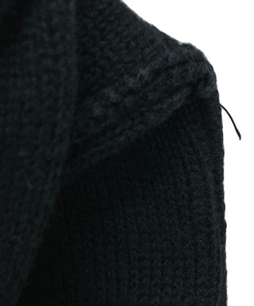 BURBERRY BLUE LABEL（バーバリー ブルー レーベル）BURBERRY BLUE LABEL (バーバリー ブルー レーベル) 厚手カーディガン ブラック サイズ:38の古着・服飾アイテム