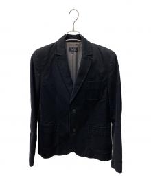 A.P.C.（アーペーセー）の古着「90sコットンツイルジャケット」｜ブラック