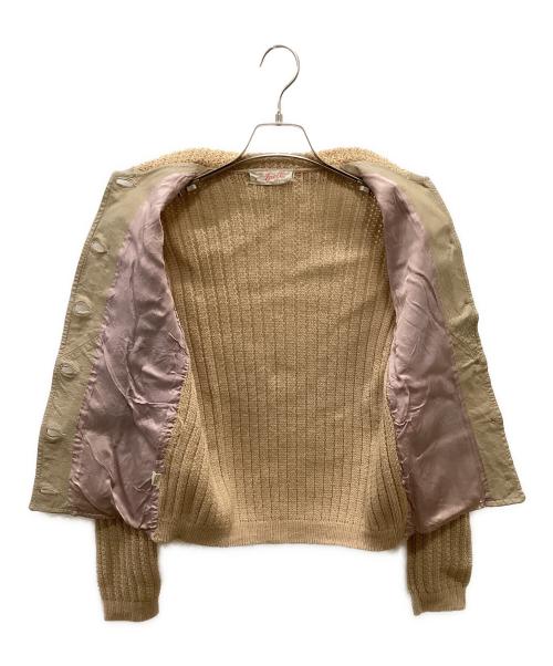 STYLED BY APOLLO（スタイル バイ アポロ）STYLED BY APOLLO (スタイル バイ アポロ) ヴィンテージ異素材ジャケット ベージュ サイズ:表記無しの古着・服飾アイテム