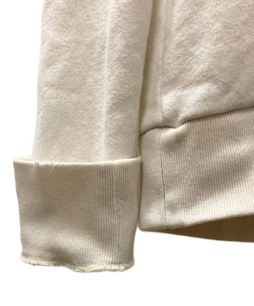 GUCCI（グッチ）GUCCI (グッチ) 18S/S ヴィンテージ加工オールドロゴプリントスウェットパーカー ベージュ サイズ:xsの古着・服飾アイテム