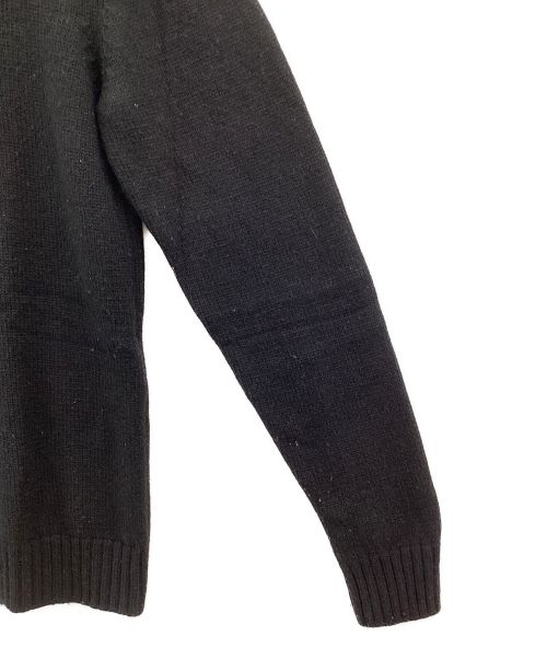 FENDI（フェンディ）FENDI (フェンディ) カールラガーフェルド カシミヤ タートルネックニット ブラック サイズ:46の古着・服飾アイテム