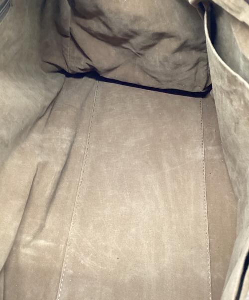 ノーブランド（ノーブランド）ノーブランド (ノーブランド) パイソンボストンバッグ ブラウンの古着・服飾アイテム