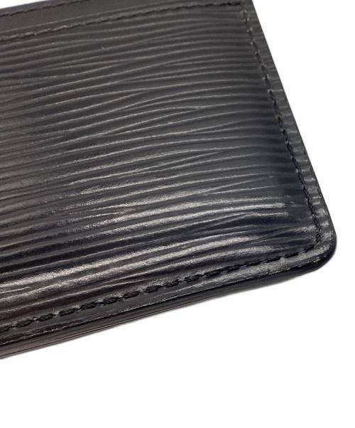 LOUIS VUITTON（ルイ ヴィトン）LOUIS VUITTON (ルイ ヴィトン) エピ ポルト カルト・サーンプル ノワール M63512 カードケースの古着・服飾アイテム