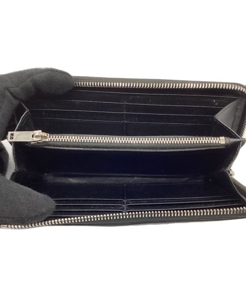 Saint Laurent Paris（サンローランパリ）Saint Laurent Paris (サンローランパリ) L字ファスナー長財布 ブラックの古着・服飾アイテム