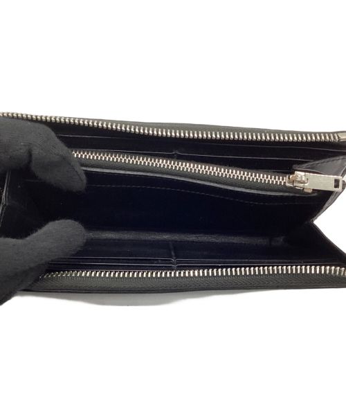 Saint Laurent Paris（サンローランパリ）Saint Laurent Paris (サンローランパリ) L字ファスナー長財布 ブラックの古着・服飾アイテム