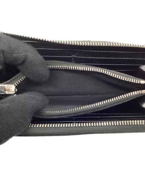 Saint Laurent Paris（サンローランパリ）Saint Laurent Paris (サンローランパリ) L字ファスナー長財布 ブラックの古着・服飾アイテム