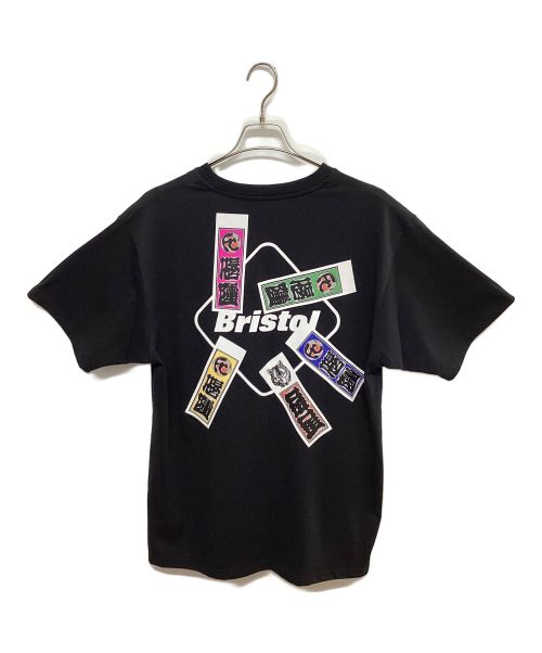 F.C.R.B.（エフシーレアルブリストル）F.C.R.B. (エフシーアールビー) SNEAKERWOLF SNEAKERWOLF SENJAFUDA EMBLEM TEE ブラック サイズ:XLの古着・服飾アイテム