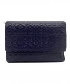 LOEWEロエベ）の古着「SAMLL VERTICAL WALLET」｜パープル