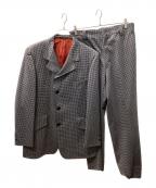 JOHNNY CARSONジョニーカーソン）の古着「70sセットアップスーツ」｜ホワイト×ブラック