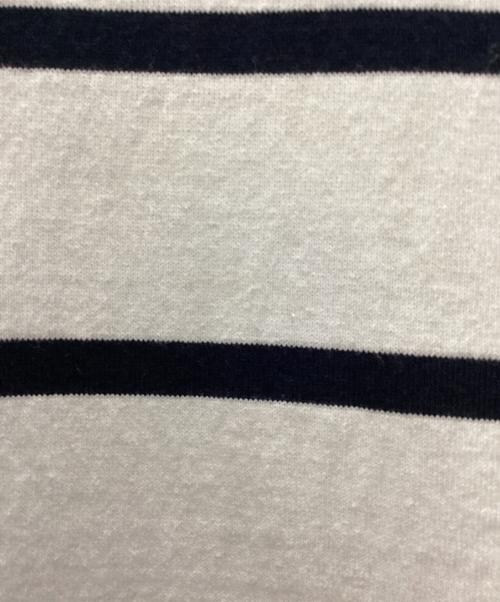 DEUXIEME CLASSE（ドゥーズィエム クラス）DEUXIEME CLASSE (ドゥーズィエム クラス) ワイドボーダーT ホワイト×ブラック サイズ:記載なしの古着・服飾アイテム