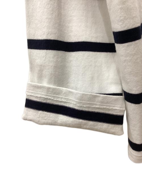 DEUXIEME CLASSE（ドゥーズィエム クラス）DEUXIEME CLASSE (ドゥーズィエム クラス) ワイドボーダーT ホワイト×ブラック サイズ:記載なしの古着・服飾アイテム