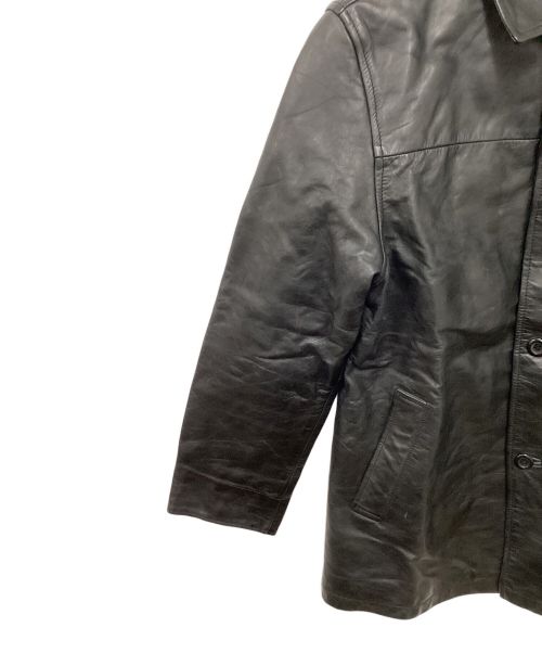 OLD GAP（オールドギャップ）OLD GAP (オールドギャップ) オールドレザーカーコート ブラック サイズ:Sの古着・服飾アイテム
