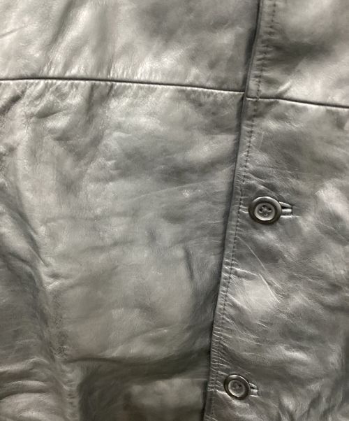 OLD GAP（オールドギャップ）OLD GAP (オールドギャップ) オールドレザーカーコート ブラック サイズ:Sの古着・服飾アイテム