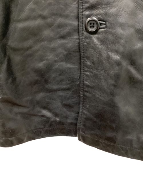 OLD GAP（オールドギャップ）OLD GAP (オールドギャップ) オールドレザーカーコート ブラック サイズ:Sの古着・服飾アイテム