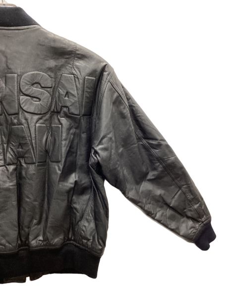 KANSAI MAN（カンサイマン）KANSAI MAN (カンサイマン) 90s 立体バックロゴMA-1ジャケット ブラック サイズ:FREEの古着・服飾アイテム