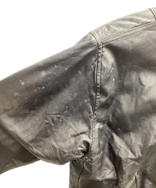 KANSAI MAN（カンサイマン）KANSAI MAN (カンサイマン) 90s 立体バックロゴMA-1ジャケット ブラック サイズ:FREEの古着・服飾アイテム