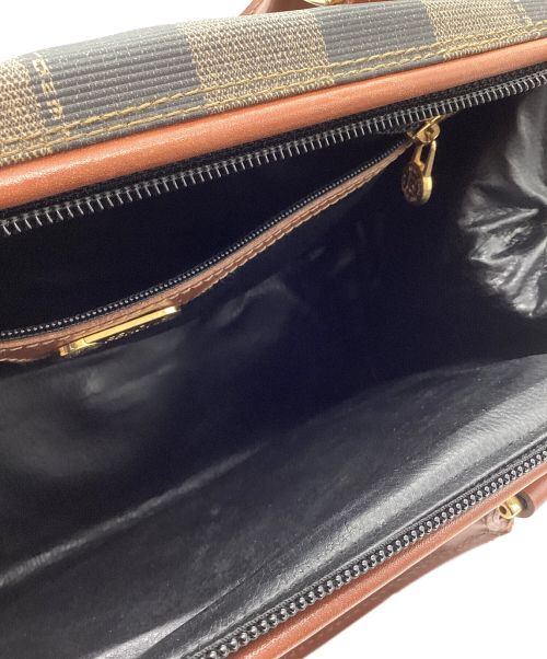 FENDI（フェンディ）FENDI (フェンディ) ヴィンテージ2WAYバッグ カーキ×ブラックの古着・服飾アイテム