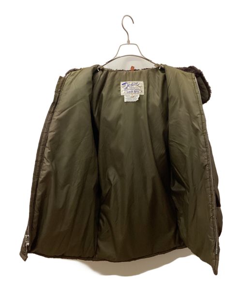 SCHOTT BROS.（ショットブロス）SCHOTT BROS. (ショットブロス) 70sキルトダウンジャケット オリーブ サイズ:Mの古着・服飾アイテム