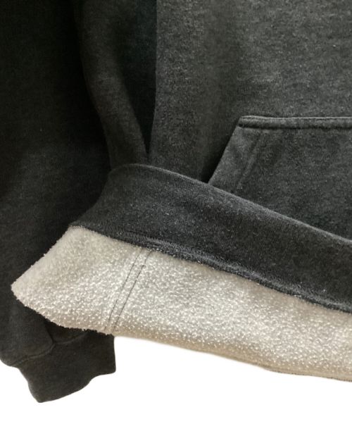 stussy（ステューシー）stussy (ステューシー) 90'sプルオーバーロゴパーカー グレー サイズ:Sの古着・服飾アイテム