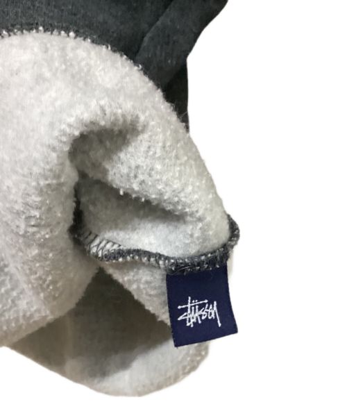stussy（ステューシー）stussy (ステューシー) 90'sプルオーバーロゴパーカー グレー サイズ:Sの古着・服飾アイテム