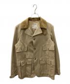 WASTE TWICE &COウエスト トゥワイス）の古着「ハンティングジャケット」｜ベージュ