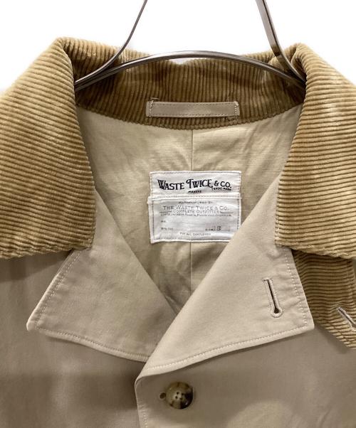 WASTE TWICE &CO（ウエスト トゥワイス）WASTE TWICE &CO (ウエスト トゥワイス) ハンティングジャケット ベージュ サイズ:38の古着・服飾アイテム