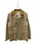 WASTE TWICE &CO（ウエスト トゥワイス）の古着「ハンティングジャケット」｜ベージュ