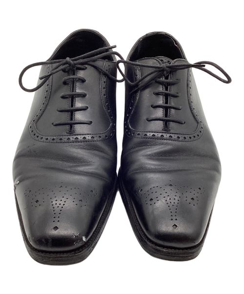 gaziano & girling（ガジアーノ＆ガーリング）gaziano & girling (ガジアーノ＆ガーリング) HAYES レースアップシューズ ブラック サイズ:8 1/2Eの古着・服飾アイテム
