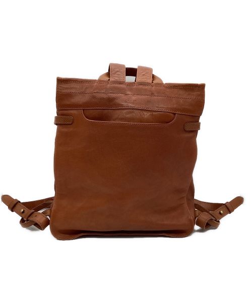 genten（ゲンテン）genten (ゲンテン) Avila nuova レザーリュック ライトブラウンの古着・服飾アイテム