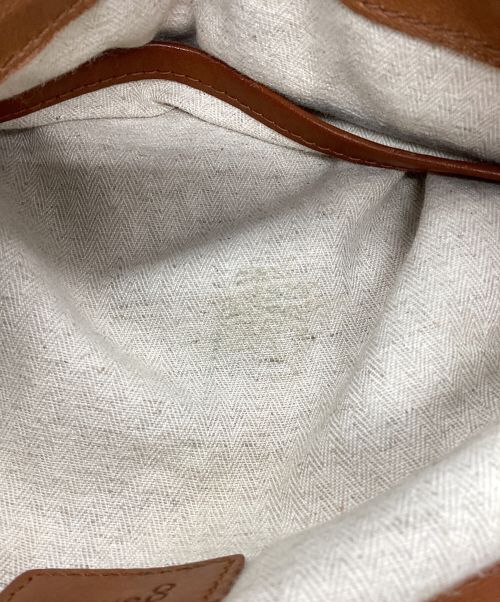 genten（ゲンテン）genten (ゲンテン) Avila nuova レザーリュック ライトブラウンの古着・服飾アイテム