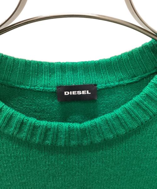 DIESEL（ディーゼル）DIESEL (ディーゼル) K-LOGOXNEW KNIT グリーン サイズ:表記無しの古着・服飾アイテム