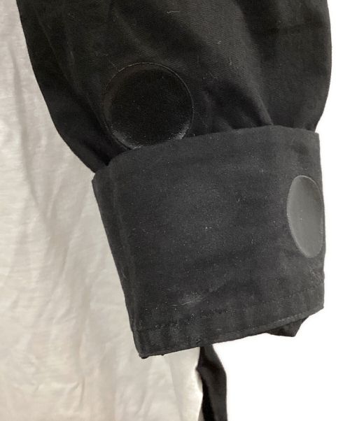 Y's（ワイズ）Y's (ワイズ) 袖切替カットソー ホワイト×ブラック サイズ:2の古着・服飾アイテム