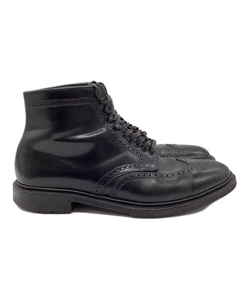 Alden（オールデン）Alden (オールデン) WINGTIP BLACK CORDOVAN BOOT ブラック サイズ:10 1/2の古着・服飾アイテム