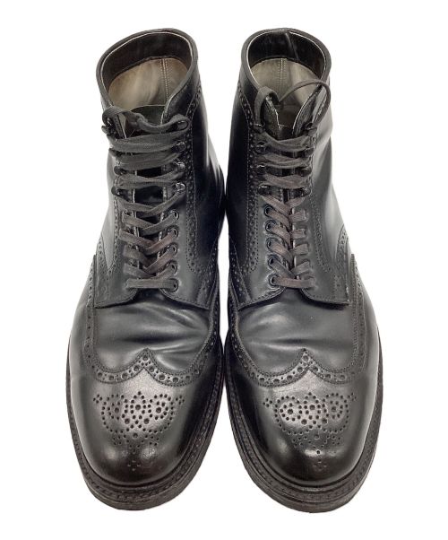 Alden（オールデン）Alden (オールデン) WINGTIP BLACK CORDOVAN BOOT ブラック サイズ:10 1/2の古着・服飾アイテム