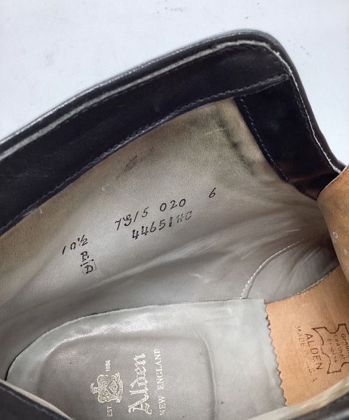 Alden（オールデン）Alden (オールデン) WINGTIP BLACK CORDOVAN BOOT ブラック サイズ:10 1/2の古着・服飾アイテム