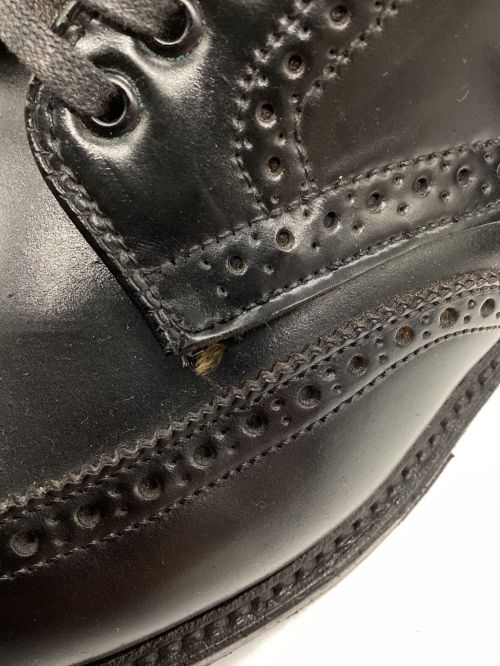 Alden（オールデン）Alden (オールデン) WINGTIP BLACK CORDOVAN BOOT ブラック サイズ:10 1/2の古着・服飾アイテム