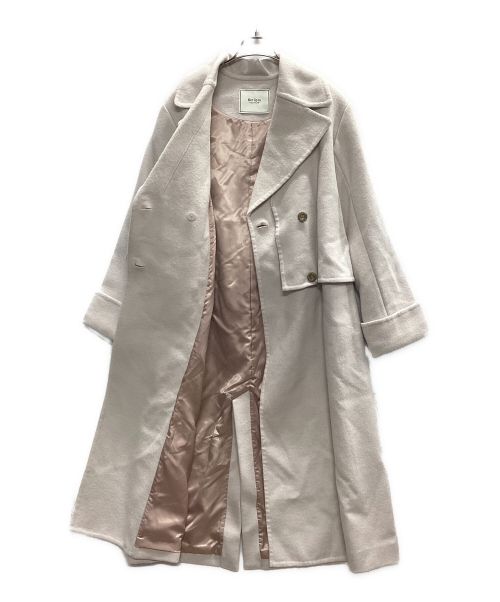 HER LIP TO（ハーリップトゥ）HER LIP TO (ハーリップトゥ) カプシーヌロングリバーコート エクリュ サイズ:Sの古着・服飾アイテム