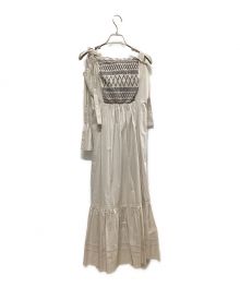 HER LIP TO（ハーリップトゥ）の古着「キャミソールワンピース」｜ベージュ