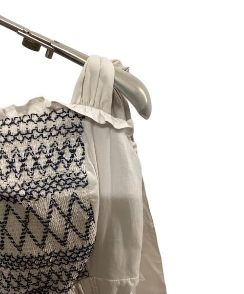 HER LIP TO（ハーリップトゥ）HER LIP TO (ハーリップトゥ) キャミソールワンピース ベージュ サイズ:Sの古着・服飾アイテム