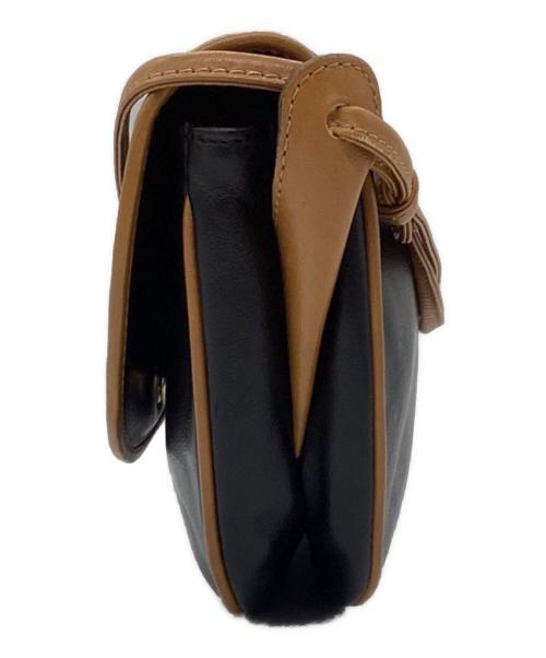 CELINE（セリーヌ）CELINE (セリーヌ) OLDショルダーバッグ ブラック×ブラウンの古着・服飾アイテム