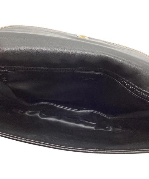 CELINE（セリーヌ）CELINE (セリーヌ) OLDショルダーバッグ ブラック×ブラウンの古着・服飾アイテム