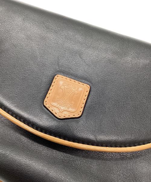 CELINE（セリーヌ）CELINE (セリーヌ) OLDショルダーバッグ ブラック×ブラウンの古着・服飾アイテム