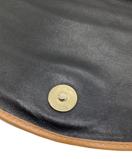 CELINE（セリーヌ）CELINE (セリーヌ) OLDショルダーバッグ ブラック×ブラウンの古着・服飾アイテム