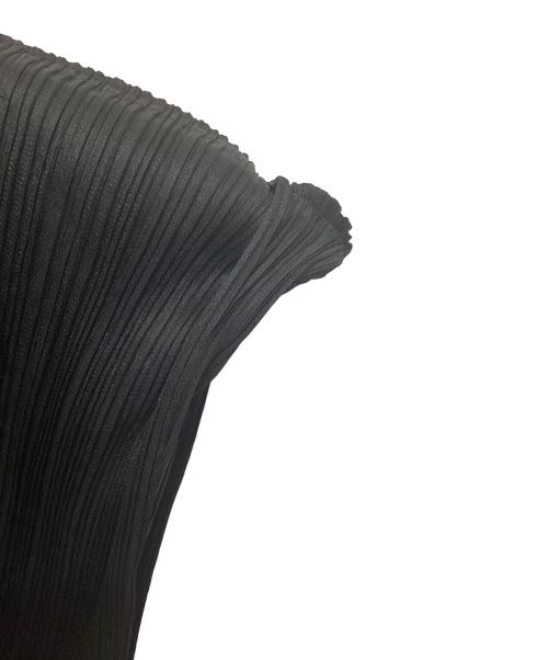 PLEATS PLEASE（プリーツプリーズ）PLEATS PLEASE (プリーツプリーズ) 90AWプリーツノースリーブブラウス ブラック サイズ:4の古着・服飾アイテム