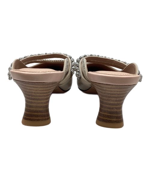 HER LIP TO（ハーリップトゥ）HER LIP TO (ハーリップトゥ) A New Day Mules ピンク サイズ:36の古着・服飾アイテム