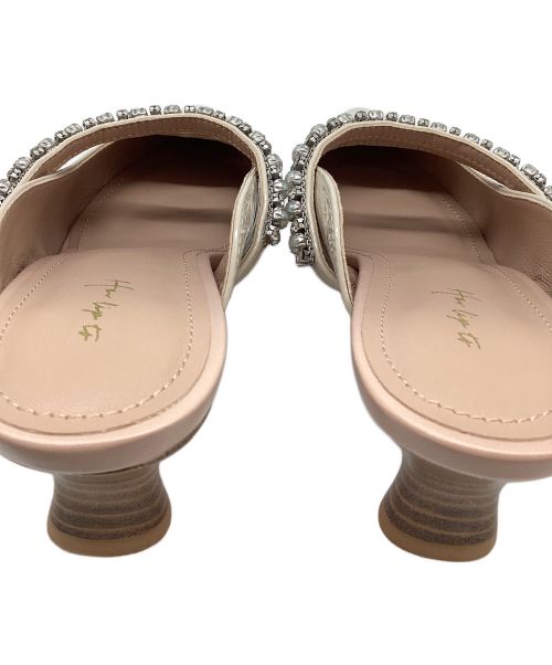 HER LIP TO（ハーリップトゥ）HER LIP TO (ハーリップトゥ) A New Day Mules ピンク サイズ:36の古着・服飾アイテム