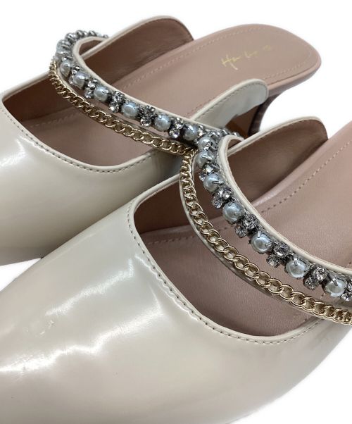 HER LIP TO（ハーリップトゥ）HER LIP TO (ハーリップトゥ) A New Day Mules ピンク サイズ:36の古着・服飾アイテム