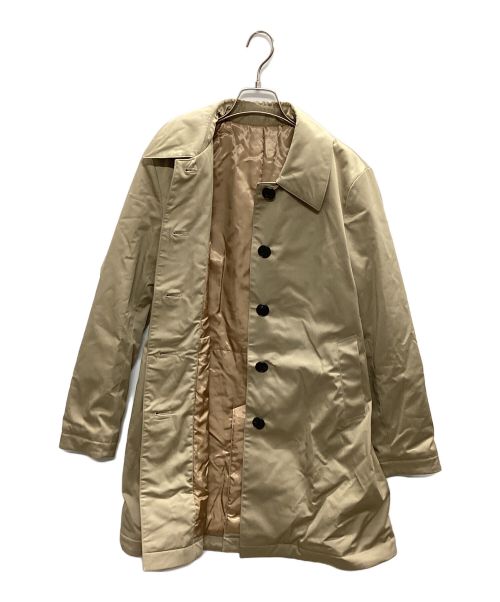 KAPOK KNOT（カポック ノット）KAPOK KNOT (カポック ノット) カポックダウンサテンカラーコート ベージュ サイズ:Sの古着・服飾アイテム