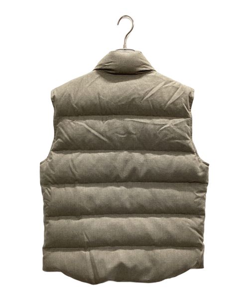 mila schon（ミラ ショーン）mila schon (ミラ ショーン) ダウンベスト ベージュ サイズ:48の古着・服飾アイテム